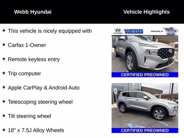 Certified 2023 Hyundai SANTA FE SE