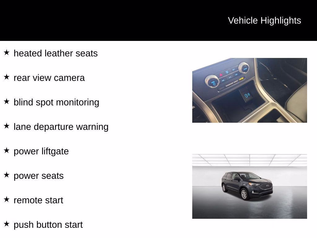 Certified 2023 Ford Edge SEL